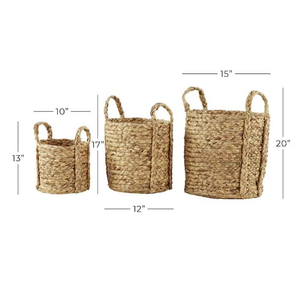 ROUND RATTAN STORAGE BASKETS - Privet House Supply