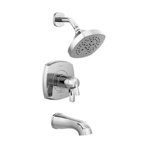 Stryke TempAssure 1-Handle Wall Mount 5-Spray Tub and Shower Faucet Trim Kit in Chrome (Valve Not Included)