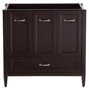 Claxby 36 in. W x 34 in H x 22 in. D Bath Vanity Cabinet Only in Chocolate