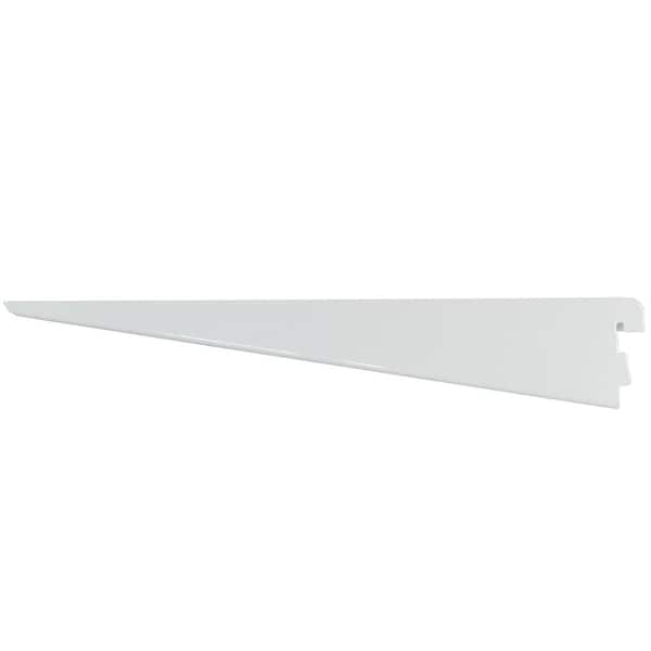 Rubbermaid 14.5 in. D White Twin Track Bracket for Wood Shelving