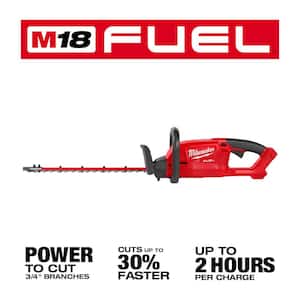 M18 FUEL 18 in. 18V Lithium-Ion Brushless Cordless Hedge Trimmer (Tool-Only)