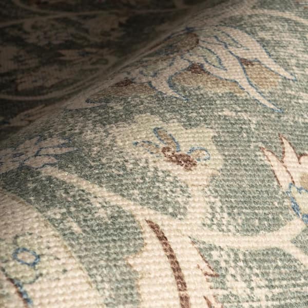 nuLOOM Xavena Floral & Paisley Transitional Green 6 ft. x 9 ft