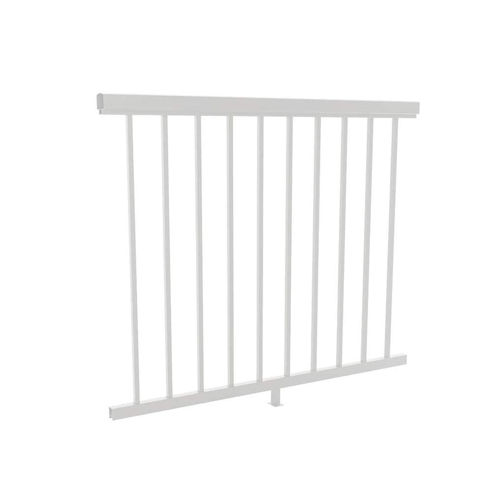 4ft. Aluminum Deck Railing Panel in White for 42 in High System price history on PriceWatchPro