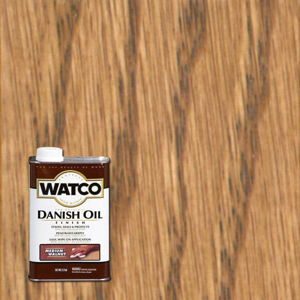 Watco 1 Pt Medium Walnut Danish Oil 265506 The Home Depot