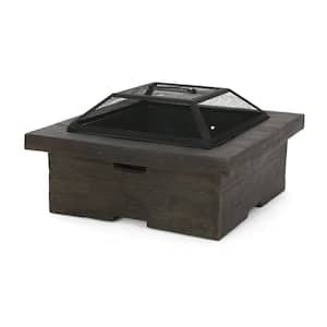 Berwick 29 in. Gray Wood Burning Outdoor Patio Fire Pit