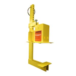 1 Unit Yellow OSHA Compliant Non-Penetrating Stair Rail or Guardrail Clamp