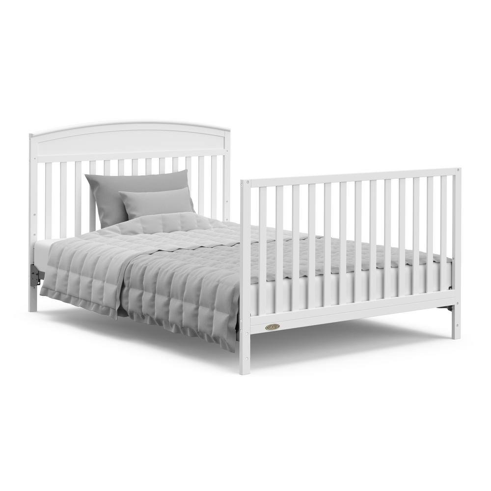 White Pine 5-in-1 Convertible Crib with Drawer