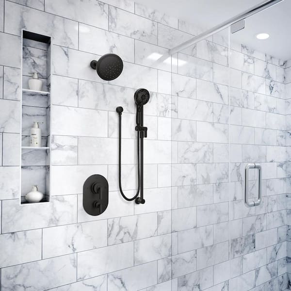 Moen TS2202EPBL Doux Posi-Temp Eco-Performance Shower Trim – Matte Black – New Moen TS2202EPBL Doux Posi-Temp Eco-Performance Shower Trim – Matte Black – New