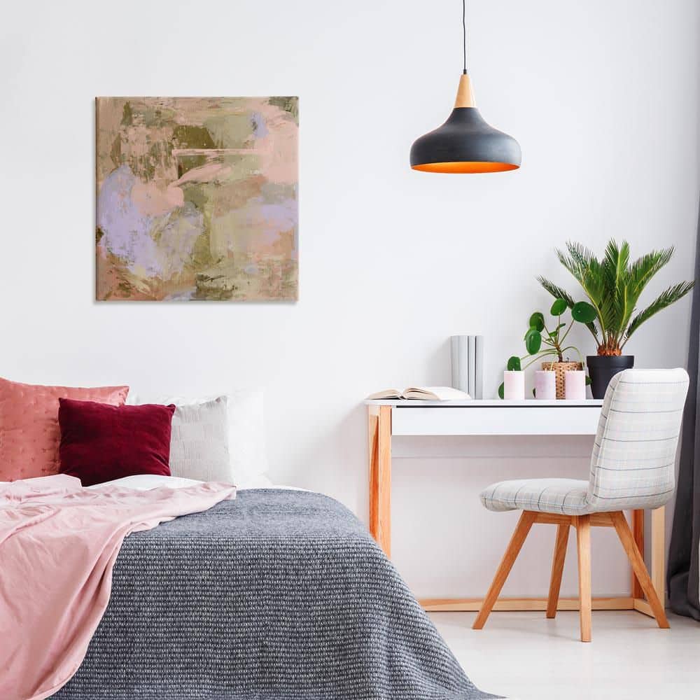 Earth Tones with Pastel Accents by Hayley Michelle Unframed Abstract Graphic Art Print 30 in. x 30 in. price history on PriceWatchPro