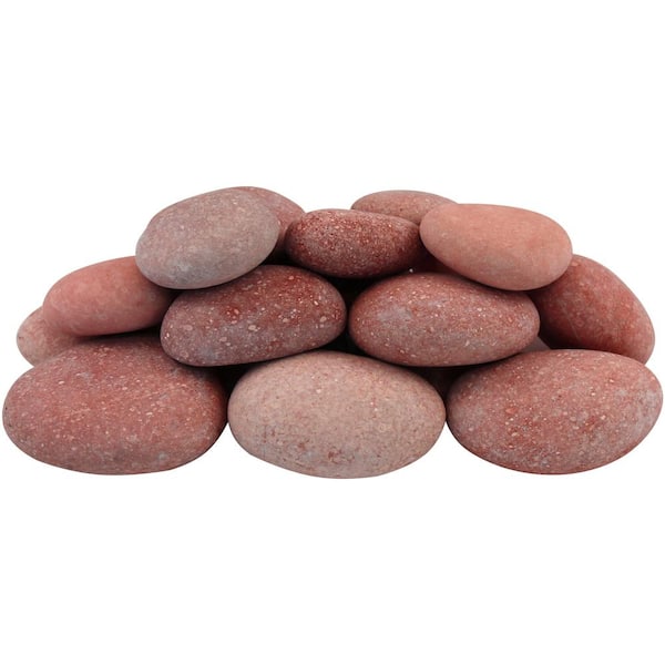 Rain Forest 0.4 cu. ft. 1 in. x 3 in. Bahama Pink Beach Pebbles
