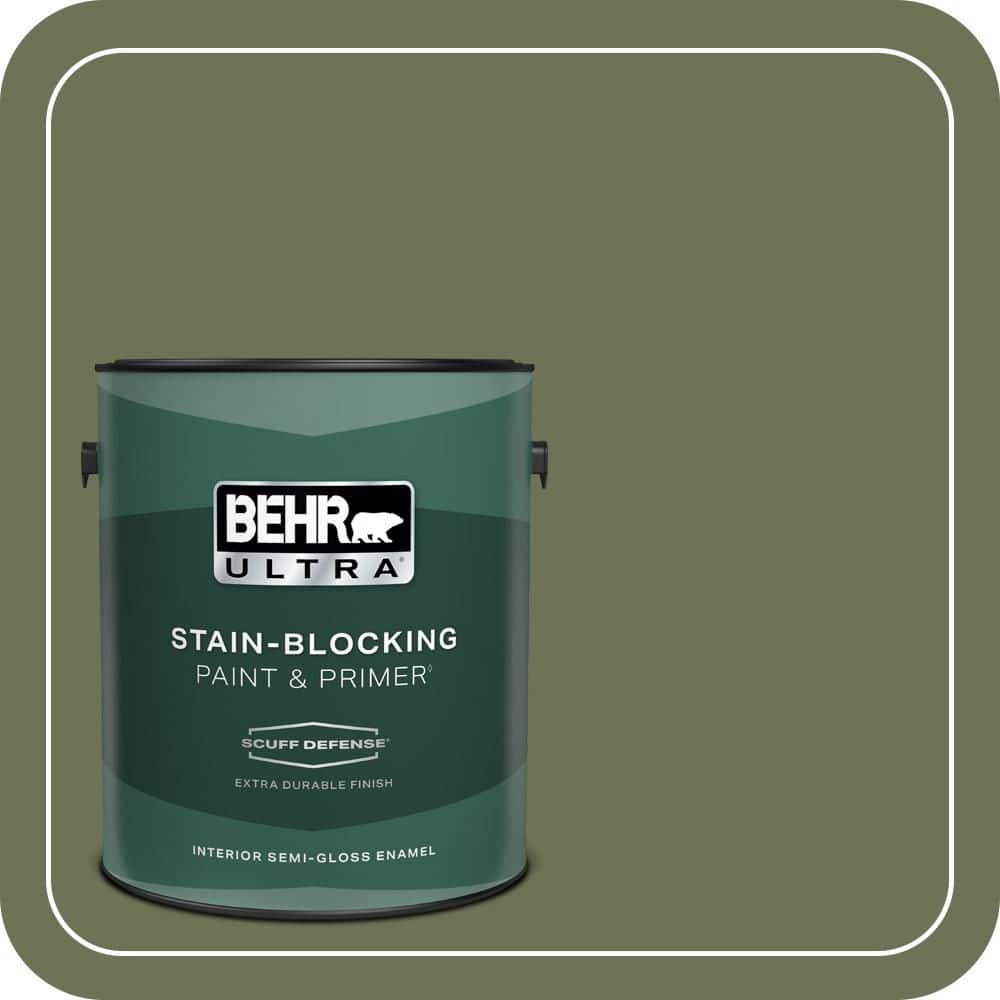 1 gal. #MQ6-53 Herb Cornucopia Extra Durable Semi-Gloss Enamel Interior Paint & Primer product image for price tracking