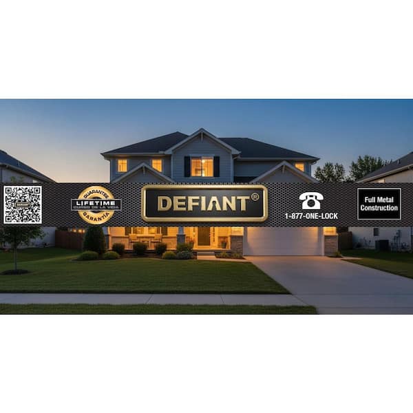 Defiant Naples Satin Nickel Right Handed Dummy Door Handle