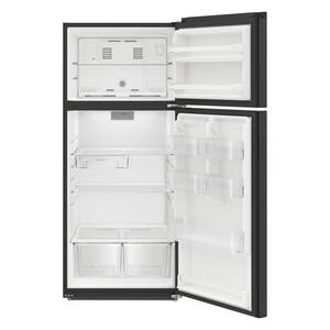 10.0 cu. ft. Built-in Top Freezer Refrigerator in Black