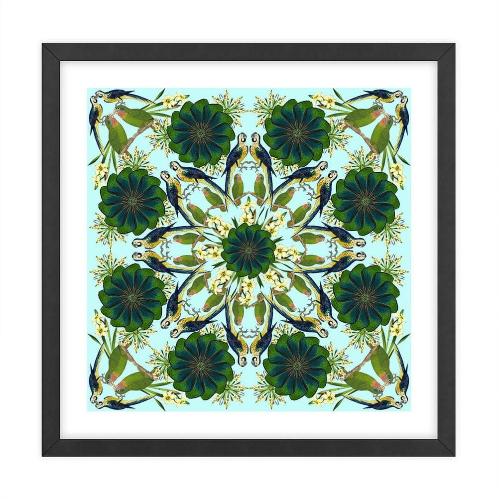 Nature Kaleidoscopes Framed Animal Art Print 18 in. x 18 in.