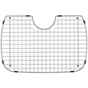 20.39 in. x 13.62 in. Rear Drain Heavy-Duty Stainless-Steel Sink Grid