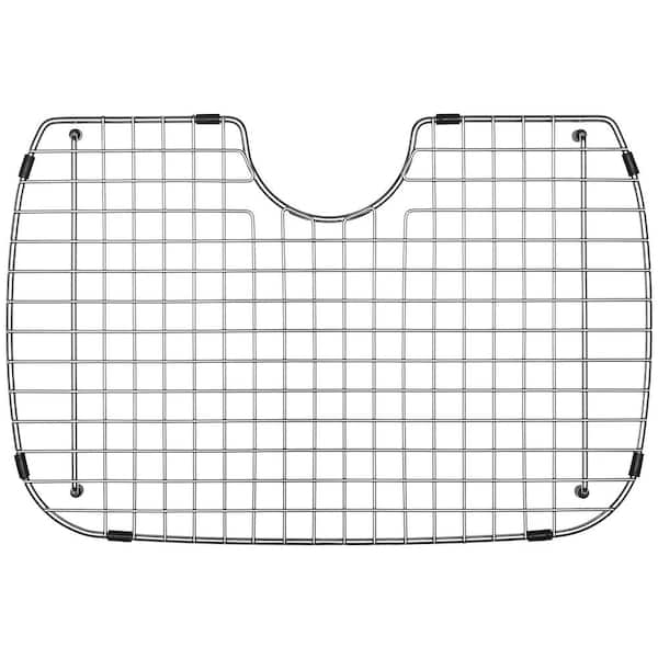 SERENE VALLEY 20.39 in. x 13.62 in. Rear Drain Heavy-Duty Stainless-Steel Sink Grid