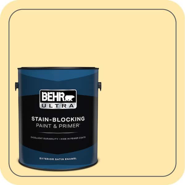 1 gal. #PPH-02 Corn Satin Enamel Exterior Paint & Primer