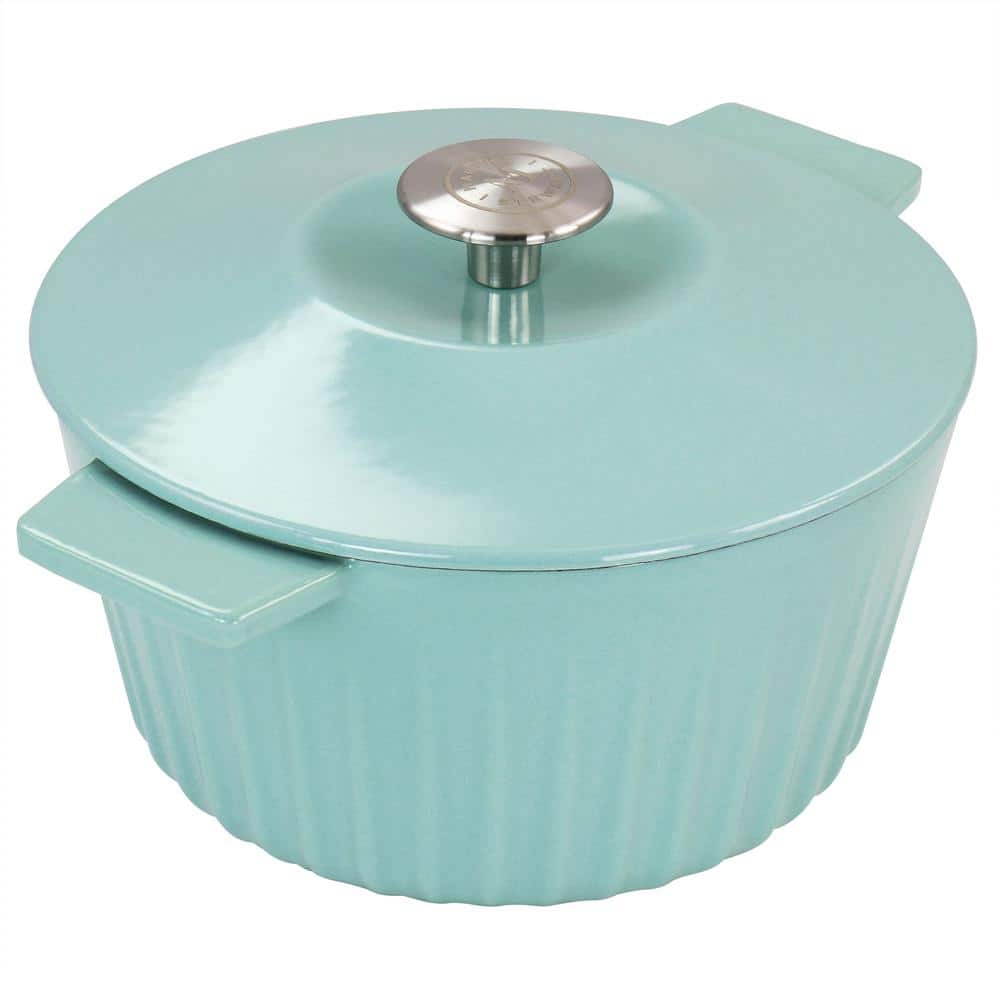 3 Quart Enameled Cast Iron Dutch Oven with Lid