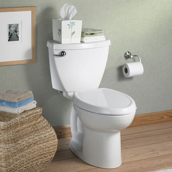 Cadet 3 Round Slow Close Front Toilet Seat in White