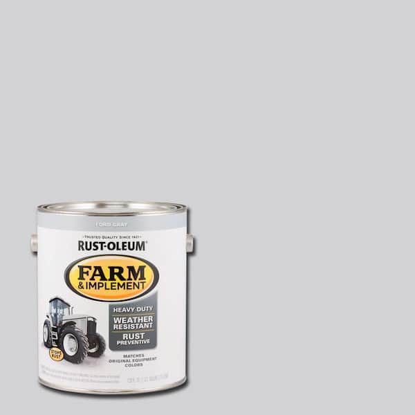 Rust-Oleum 1 gal. Farm & Implement Ford Gray Enamel Paint (2-Pack)