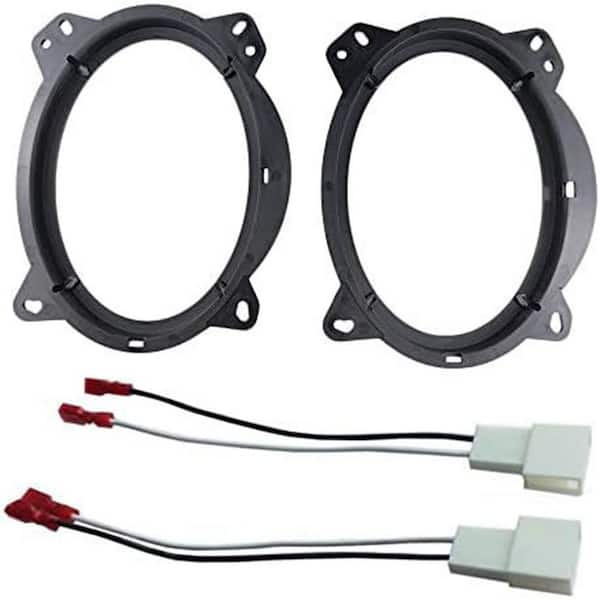 6 x 9 in. Front Door Speaker Mount Adapter with Wiring Harness for Forester Impreza 4-Runner Highlander Tacoma