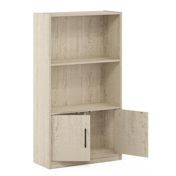 Furinno Gruen 21.81in. in. Wide Metropolitan Pine 2 Shelf Standard