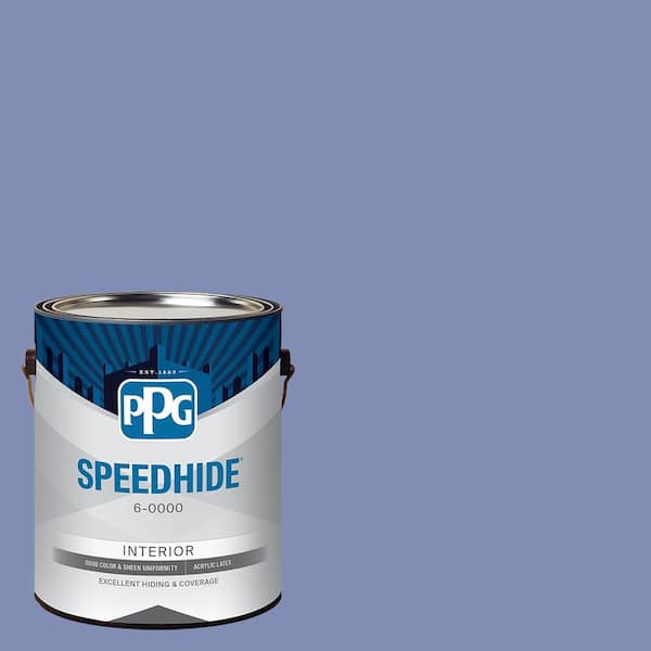 SPEEDHIDE 1 gal. PPG1167-5 Skysail Blue Ultra Flat Interior Paint