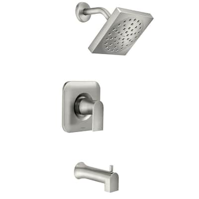 Moen Genta LX Duscharmatur-Set – Gebürstetes Nickel, M-CORE Serie, Ventil Separat Benötigt