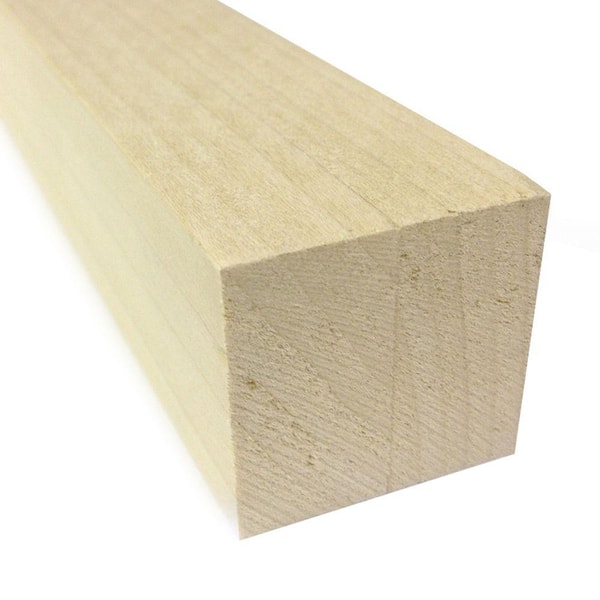 Weaber 2 in. x 2 in. x 2.6 ft. Premium S4S Poplar Lumber