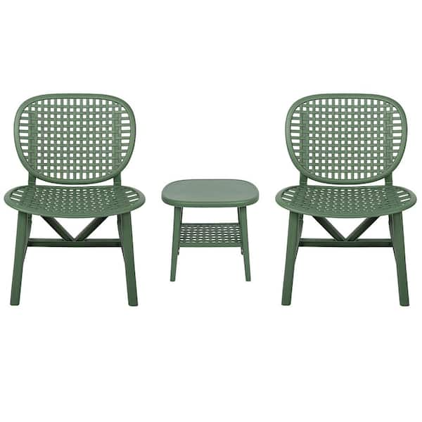 Outdoor plastic table discount and chairs set