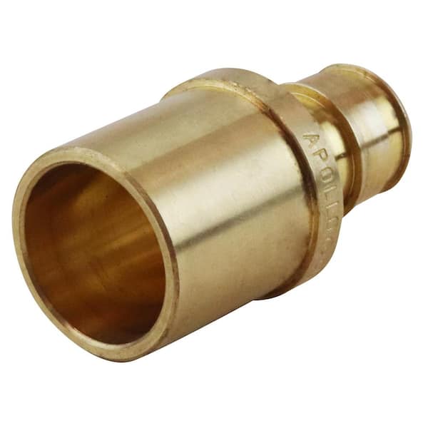 Apollo 1 inch Brass PEX-A Expansion Barb x 1 inch Female Sweat Adapter. 