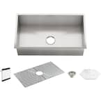 Sterling KOHLER Ludington Undermount Stainless Steel 32 in. Single Bowl ...