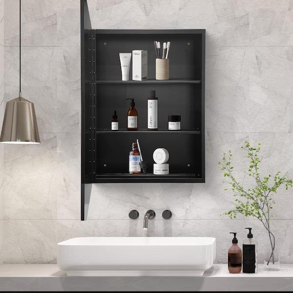 ベッキー ZXDDMS 16 in. W x 24 in. H Rectangular Iron Framed Wall Mount or