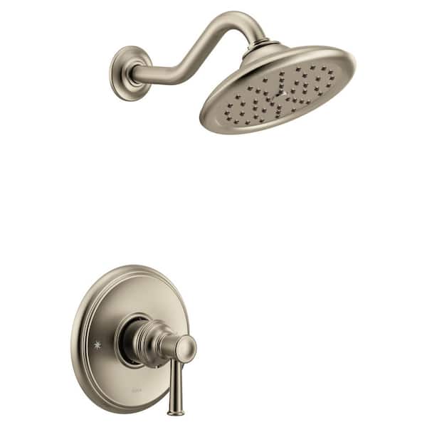 MOEN Belfield M-CORE 3-Series 1-Handle Shower Trim Kit in Brushed Nickel (Valve Not Included)