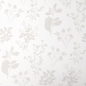Cameilla Silhouette Ivory Non-Pasted Wallpaper Roll (Covers Approx. 52 sq. ft.)