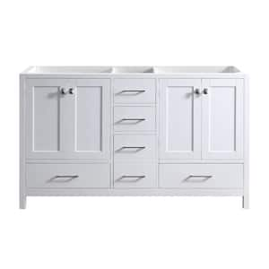 Caroline Madison 60 in. W Bath Vanity Cabinet Only in White