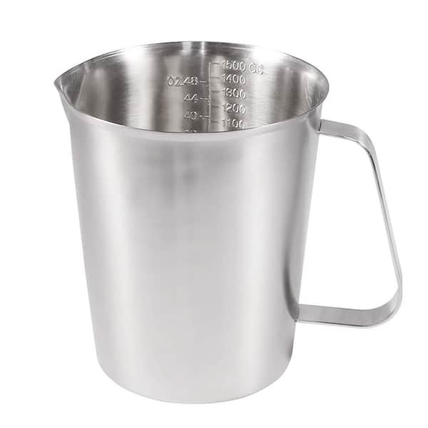 Measuring Cup 3 Measurement Scales, Including Cup Scale, ML Scale, Ounce Scale with Handle, 48 oz. (1.5 Liter, 6 Cup)