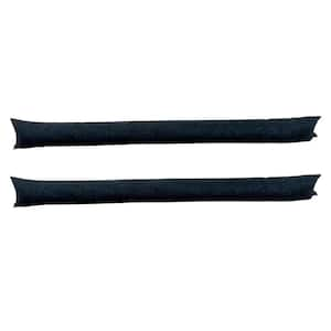 10 ft. x 6.5 in. Sandless Canvas Sandbags Flood Barriers Garage Water Barrier Erosion Control (2-Pack)