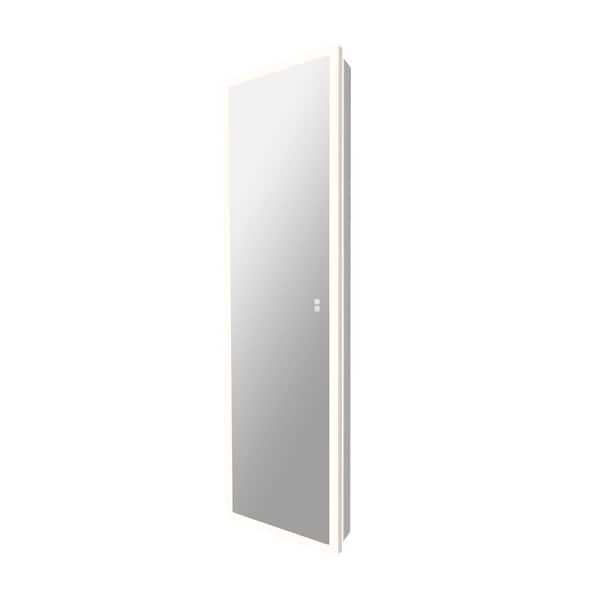 20 in. W x 70 in. H Rectangular Aluminum LED Medicine Cabinet with Mirror, 3-Color Temp, USB Outlet, Adjustable Shelves