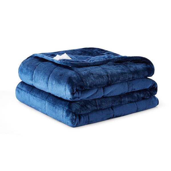 Dream Theory Navy Queen 30 lbs Weighted Comforter