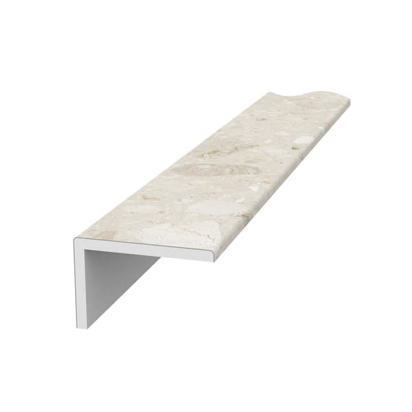 FlexStone 3 in. x 96 in. Remodel Trim with 2 in. lip in Calabria