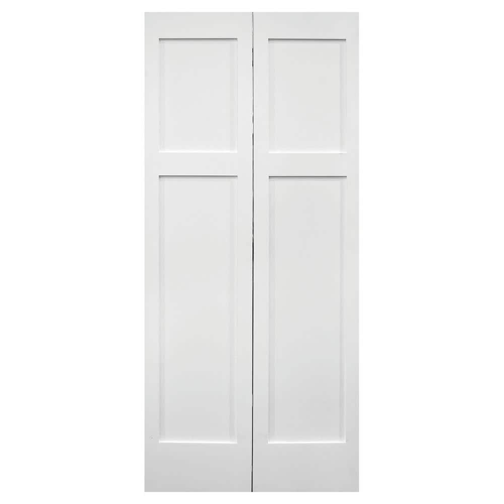 Builders Choice 24 in. x 80 in. 3-Panel Craftsman Shaker Solid Core ...