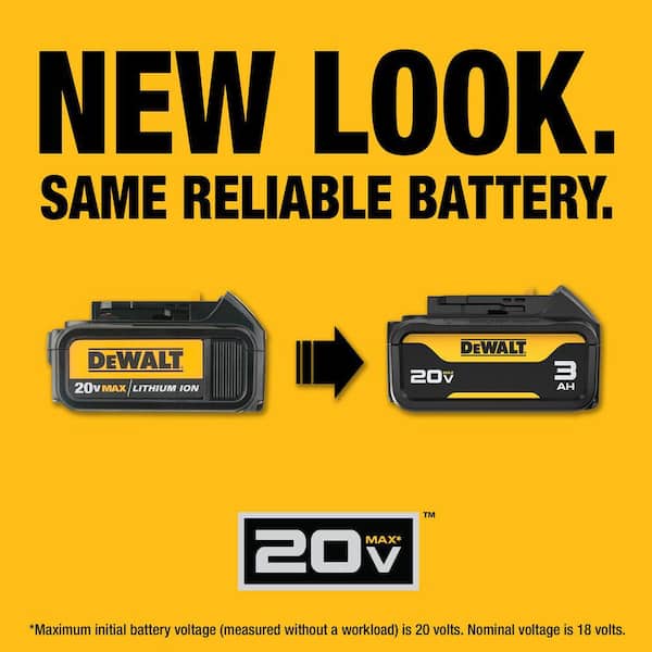 20-Volt MAX Premium Lithium-Ion 3.0Ah Battery Pack (4-Pack)