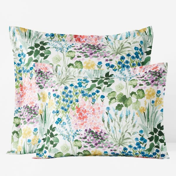Company Cotton Flower Garden Cotton Percale Sham
