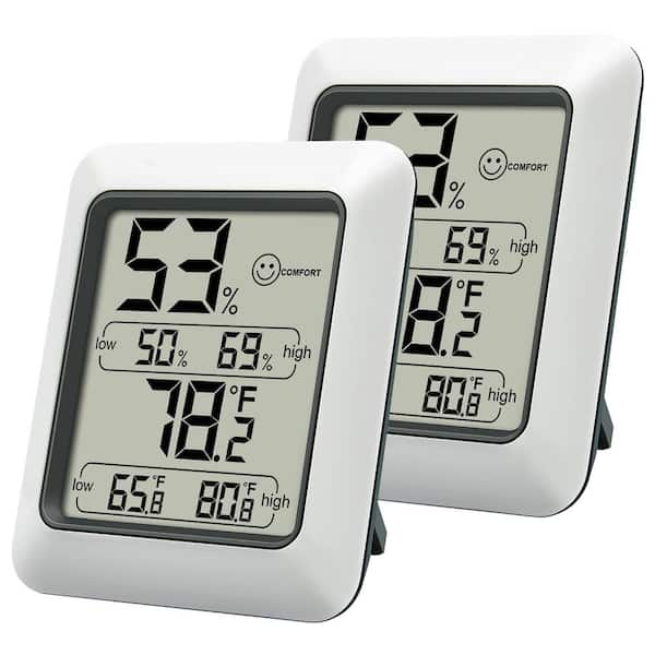 Digital Thermometer and Humidity Gauge with Temperature Monitor