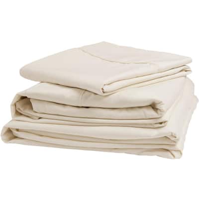Ultra-Soft Brushed Microfiber Adjustable Sheet Set for Mattresses Up to 6 in. - Queen