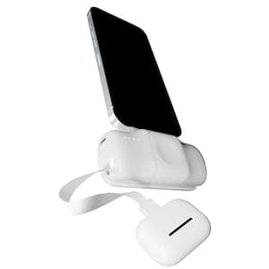 Power Bank-5000mah Capsule with C-Cable and Apple Watch Charger, White