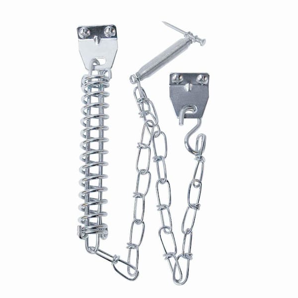 Prime-Line Storm Door Protector Chain and Spring, Zinc Plated