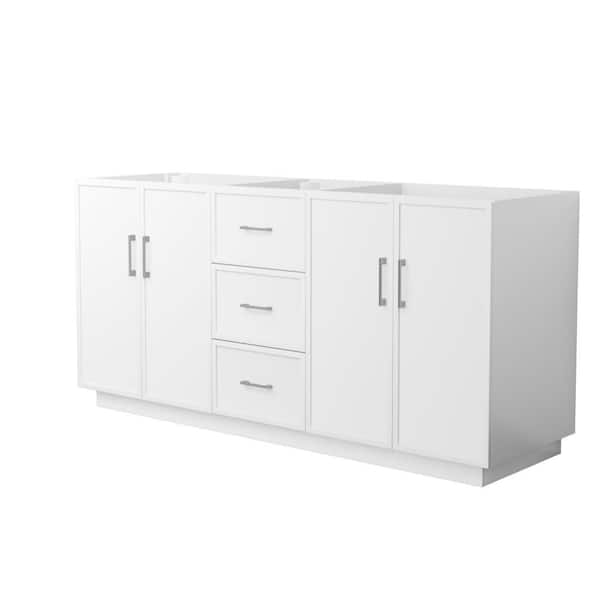 Elan TK 71 in. Bath Vanity Cabinet without Top in White Assembled