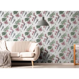 Utopia Grey Strippable Removable Wallpaper